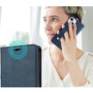 Xiaomi Redmi K60E, Oldalra nyíló tok, stand, kártyatartóval, kézpánttal, Wooze Business Plus, kék