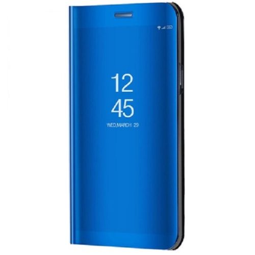 Telefon tok, Huawei Honor 90 Lite, Oldalra nyíló, hívás mutatóval, Smart View Cover, kék (utángyártott)