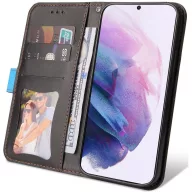   Huawei Mate 50 Pro, Oldalra nyíló tok, stand, kártyatartóval, kézpánttal, Wooze Colour Wallet, kék