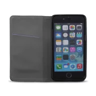Magnet Apple iPhone 8/7 mágneses flip tok, fekete