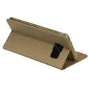 Magnet Samsung Galaxy J5 (2016) mágneses flip tok, arany