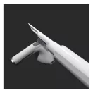 Fülhallgató és elektronikai eszköz tisztító készlet 3in1, Apple AirPods kompatibilis, fehér