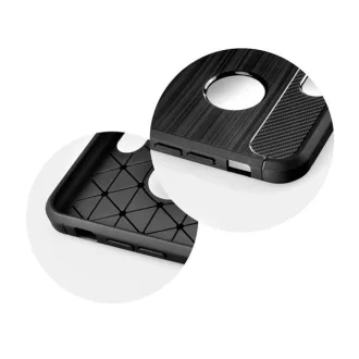 Forcell Carbon hátlap tok Apple iPhone 6/6S, fekete