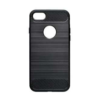   Forcell Carbon hátlap tok Apple iPhone 7/8/SE2020/SE2022, fekete