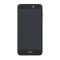 Huawei P8/P9 Lite (2017) kompatibilis LCD modul kerettel, OEM jellegű, fekete, Grade S+