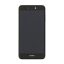Huawei P8/P9 Lite (2017) kompatibilis LCD modul kerettel, OEM jellegű, fekete, Grade S+