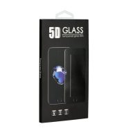   Apple iPhone X, 5D Full Glue hajlított tempered glass kijelzővédő üvegfólia, átlátszó