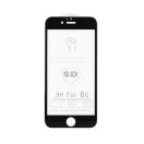 Samsung A750 Galaxy A7 (2018), 5D Full Glue hajlított tempered glass kijelzővédő üvegfólia, fekete