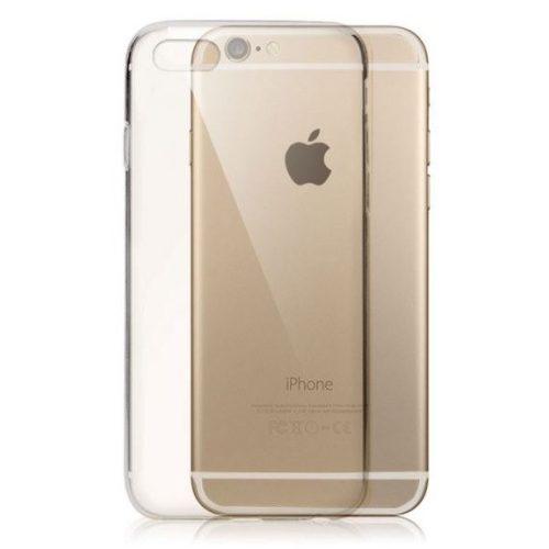 Apple iPhone 6 / 6S, TPU szilikon tok, átlátszó