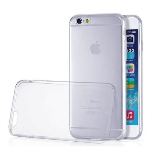 Apple iPhone 5 / 5S / SE, TPU szilikon tok, átlátszó