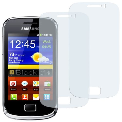 Samsung Galaxy Mini 2 S6500, Kijelzővédő fólia, Clear Prémium / Matt, ujjlenyomatmentes, 2 db / csomag, gyári