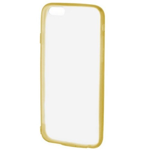 Apple iPhone 6 Plus / 6S Plus, Műanyag hátlap védőtok + szilikon védőkeret, Outline, arany