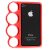 Apple iPhone 4 /4S, Műanyag hátlap védőtok, boxer kialakítás, piros