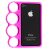 Apple iPhone 4 /4S, Műanyag hátlap védőtok, boxer kialakítás, pink
