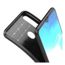 Forcell Carbon hátlap tok Samsung A202 Galaxy A20e, fekete