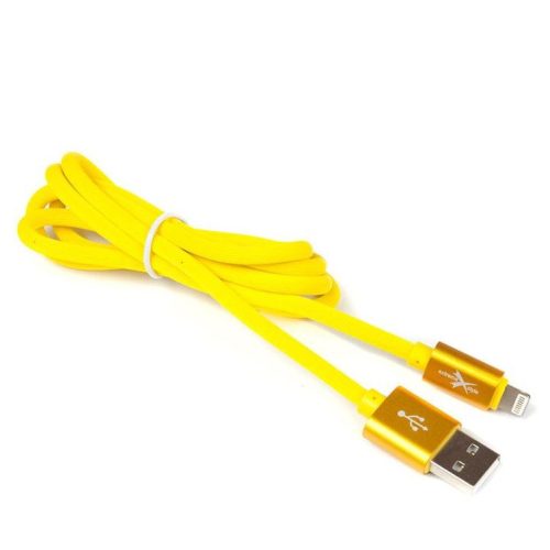 USB töltő- és adatkábel, Lightning, 100 cm, Extreme, arany