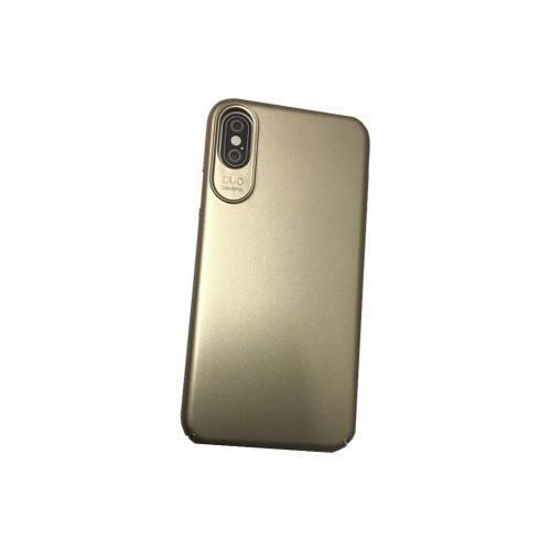 Apple iPhone X / XS, Műanyag hátlap védőtok, Usams Jay, arany