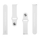 Tactical kiegészítő szilikon karpánt Garmin Vivoactive 3, fehér