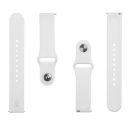 Tactical kiegészítő szilikon karpánt Garmin Vivoactive 3, fehér