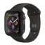 Spigen Thin Fit Apple Watch S4 / S5 / S6 / SE 44mm Fekete tok