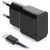 Hálózati töltő adapter, 5V / 2000 mAh, USB Type-C, fekete