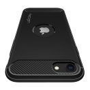 Spigen Rugged Armor Apple iPhone SE 2022 / 2020 tok, Matte Black, fekete