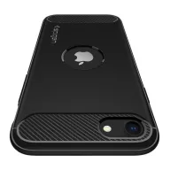   Spigen Rugged Armor Apple iPhone SE 2022 / 2020 tok, Matte Black, fekete
