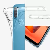   Spigen Liquid Crystal Samsung Galaxy A11 tok, Crystal Clear, átlátszó