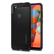   Spigen Rugged Armor Samsung Galaxy A11 tok, Matte Black, fekete