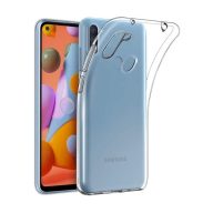   Samsung A115 Galaxy A11 Ultra Slim 0,5mm szilikon tok, átlátszó
