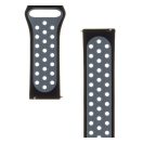 Tactical Double kiegészítő szilikon karpánt 22mm, fekete/szürke