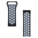 Tactical Double kiegészítő szilikon karpánt 22mm, fekete/szürke