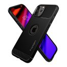 Spigen Rugged Armor Apple iPhone 12 / 12 Pro tok, Matte Black, fekete