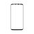 Samsung Galaxy S8 Plus SM-G955, Kijelzővédő fólia, ütésálló fólia (az íves részre is!), Tempered Glass (edzett üveg), fekete