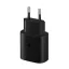 Samsung EP-TA800EBE kompatibilis hálózati töltő adapter USB-C, 25W, fekete, (No logo)