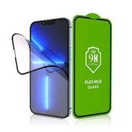   Apple iPhone 12/12 Pro, 5D Full Glue Nano teljes kijelzős üvegfólia, fekete