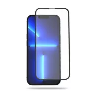   Apple iPhone 12/12 Pro, 5D Full Glue Nano teljes kijelzős üvegfólia, fekete
