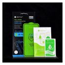 Apple iPhone 12/12 Pro, 5D Full Glue Nano teljes kijelzős üvegfólia, fekete