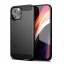 Forcell Carbon hátlap tok Apple iPhone 12/12 Pro, fekete