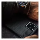 Forcell Carbon hátlap tok Apple iPhone 12/12 Pro, fekete