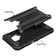 Forcell Armor hátlap tok Xiaomi Redmi Note 9S/9 Pro, fekete