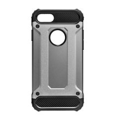   Samsung Galaxy J7 (2017) SM-J730F , Műanyag hátlap védőtok, Defender, fémhatású, sötétszürke