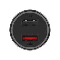   Xiaomi Mi autós szivargyújtó gyorstöltő töltő, 2xUSB, 37W, fekete, GDS4147GL