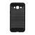 Xiaomi Redmi 4A, TPU szilikon tok, közepesen ütésálló, szálcsiszolt, karbon minta, fekete