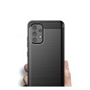 Forcell Carbon hátlap tok Samsung A326 Galaxy A32 5G, fekete