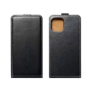 Flip tok szilikon belsővel Samsung A125 Galaxy A12, fekete