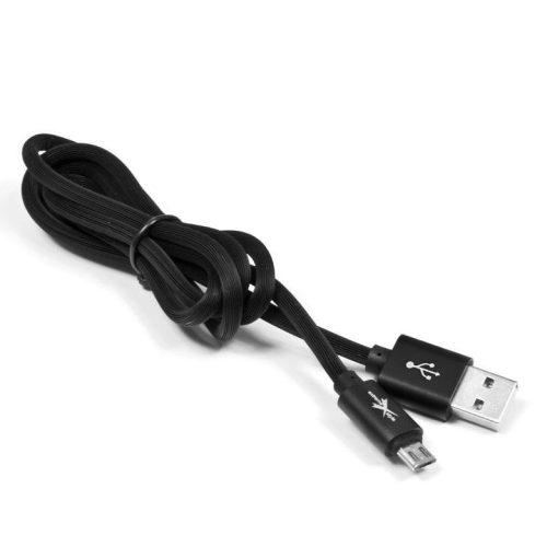 USB töltő- és adatkábel, microUSB, 150 cm, Extreme, fekete