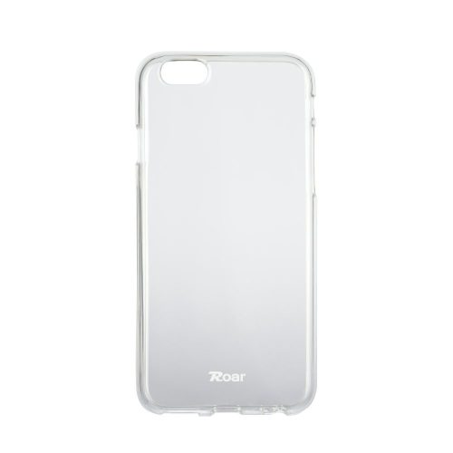 Apple iPhone 6 / 6S, TPU szilikon tok, Jelly Case, Roar, átlátszó