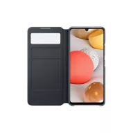   Samsung Galaxy A42 LED View Cover, gyári flip tok, fekete, EF-EA426PBE