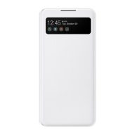   Samsung Galaxy A42 LED View Cover, gyári flip tok, fehér, EF-EA426PWE